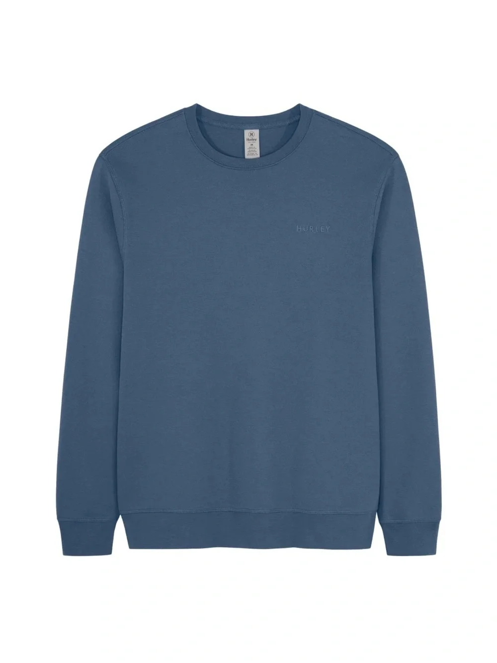 Bundle of 3 Hurley Men's Crewneck Sweaters — Olive, Charcoal & Blue